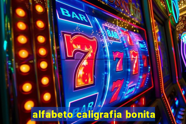 alfabeto caligrafia bonita